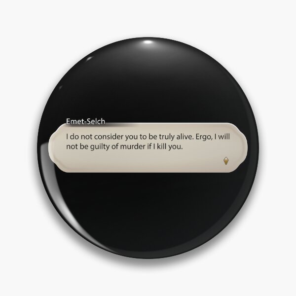 Item preview, Ergo I Will Not Be Guilty Of Murder - Emet-Selch designed and sold by MogsterMemes.