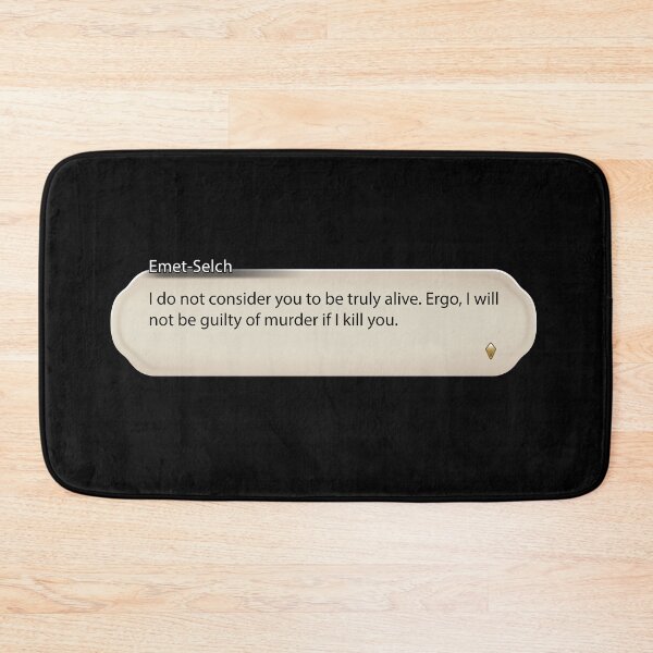 Item preview, Ergo I Will Not Be Guilty Of Murder - Emet-Selch designed and sold by MogsterMemes.