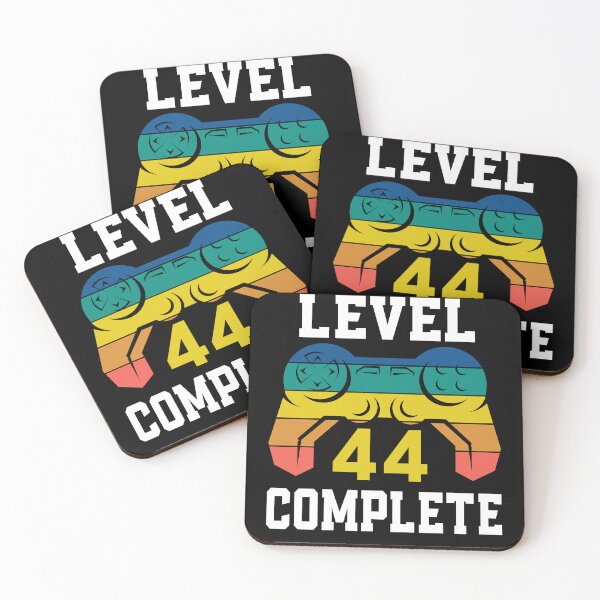 Item preview, Level 44 Complete, Retro Video Gamer 44th Birthday designed and sold by Fabvity.