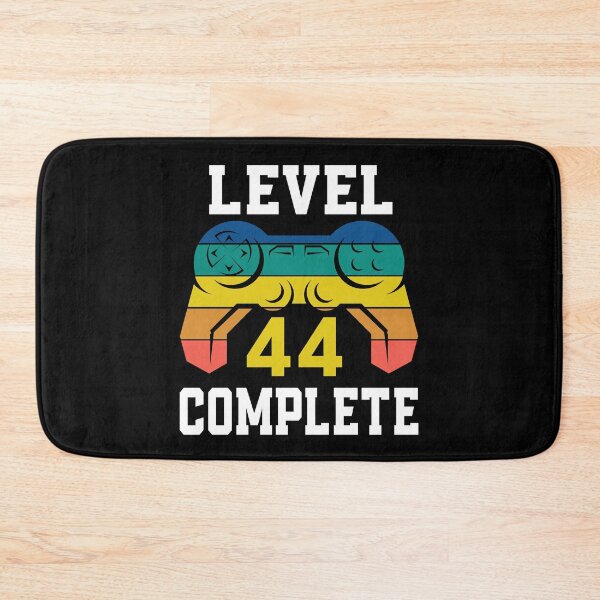 Item preview, Level 44 Complete, Retro Video Gamer 44th Birthday designed and sold by Fabvity.
