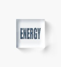 Energy solar panels photo Acrylic Block