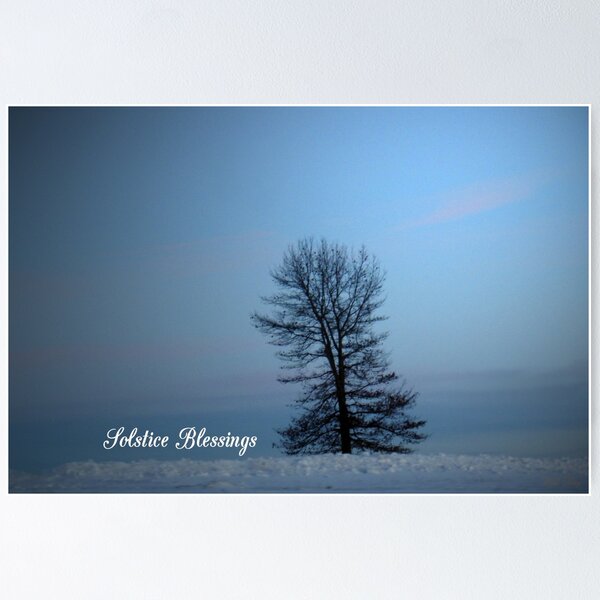Solstice Blessings Poster