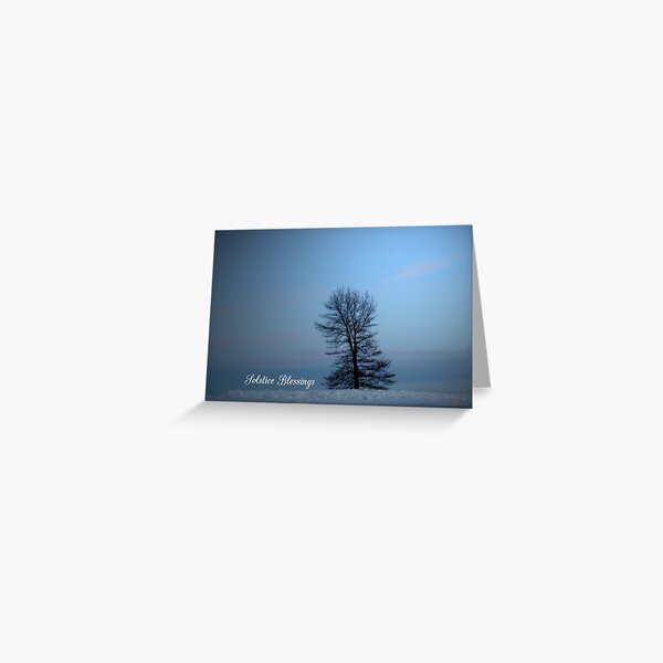 Solstice Blessings Greeting Card
