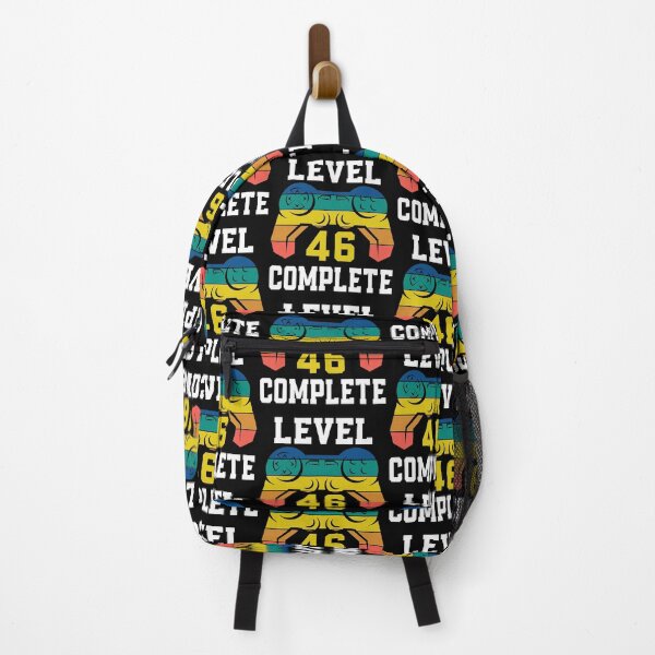 Item preview, Level 46 Complete, Retro Video Gamer 46th Birthday designed and sold by Fabvity.