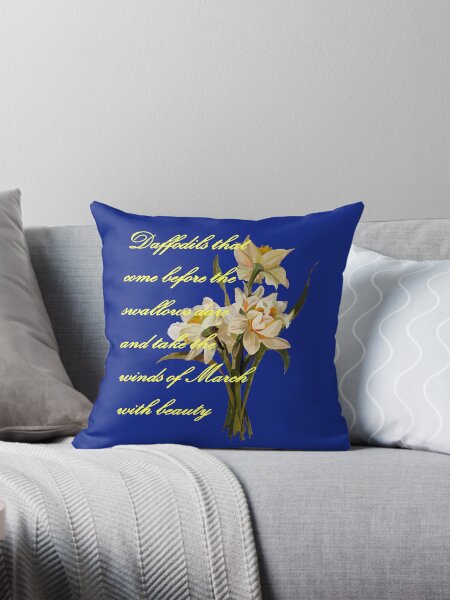 Item preview, Daffodils That Come Shakespearian Quote designed and sold by taiche.