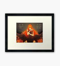 Love and Fear Framed Print