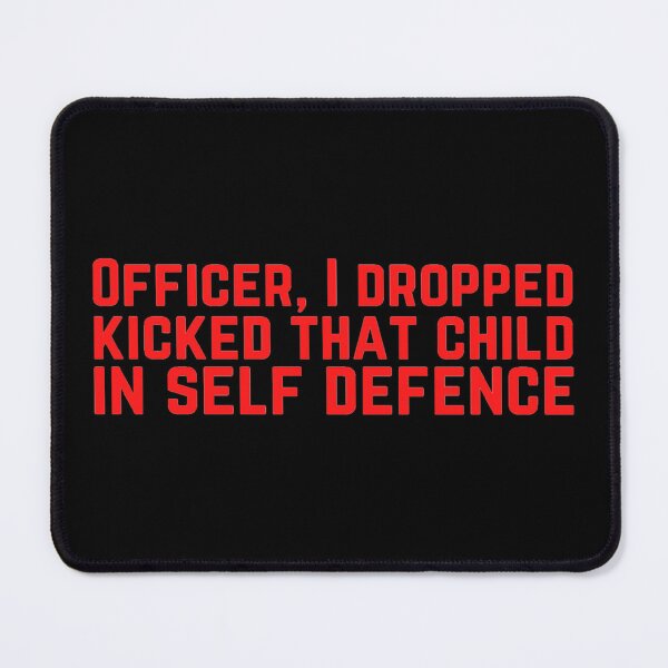Item preview, Officer, I Dropped Kicked That Child In Self Defence Cap designed and sold by AlvalRowena.