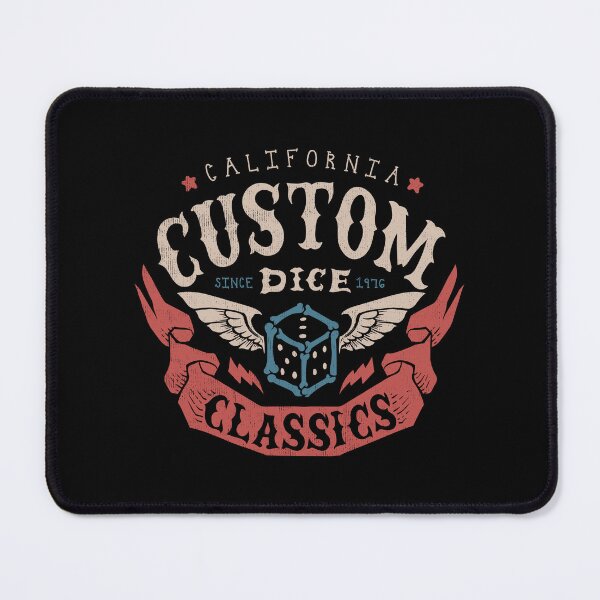 Item preview, Custom Dice Classics - California (dark) designed and sold by RoleplayRealm.