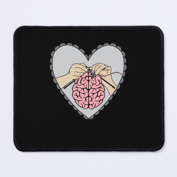 Item preview, Greyscale Knitter's Brain designed and sold by DinaCortez.