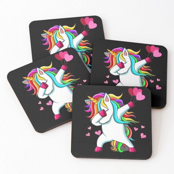 Item preview, Funny Dabbing Unicorn Heart Valentine's Day Gift Boys Girls designed and sold by anas667.