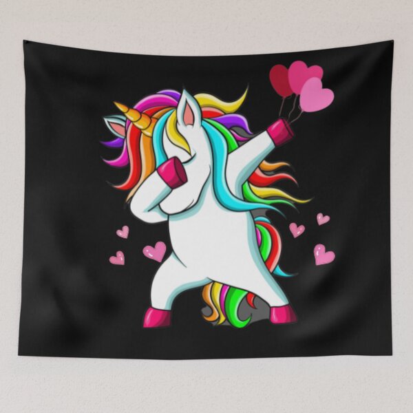 Item preview, Funny Dabbing Unicorn Heart Valentine's Day Gift Boys Girls designed and sold by anas667.