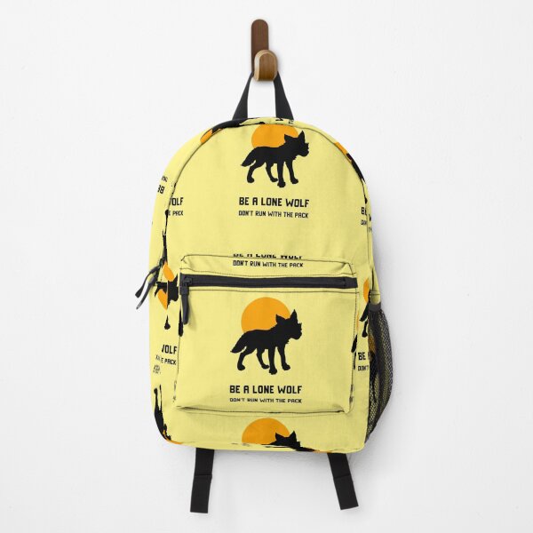 Item preview, Be A Lone Wolf Don't Run With The Pack designed and sold by MottoDigging.
