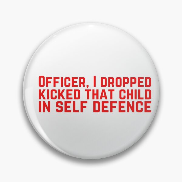 Item preview, Officer, I Dropped Kicked That Child In Self Defence Mouse Pad designed and sold by AlvalRowena.