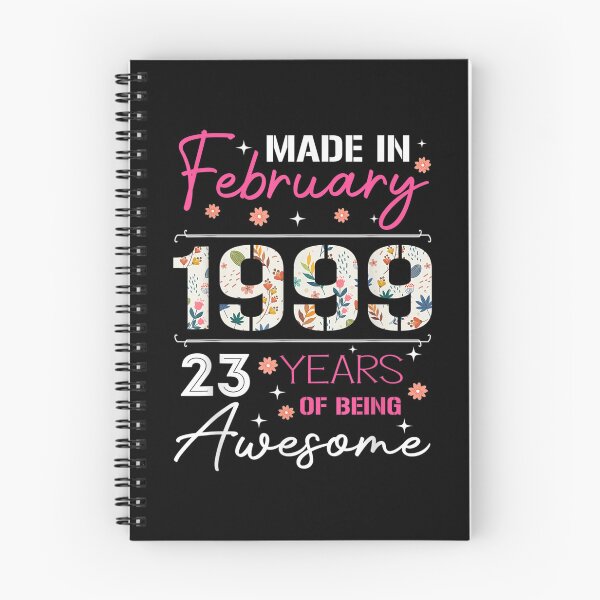 Item preview, 23 Years Old Born In February 1999 23rd Birthday For Women  designed and sold by bessiey23.