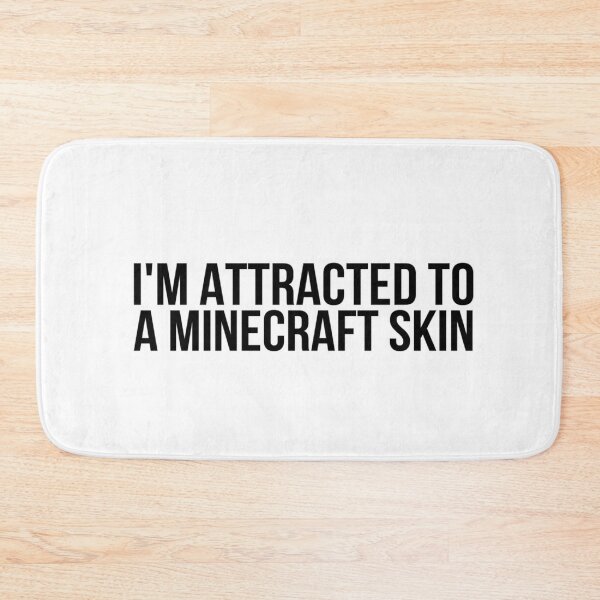 Item preview, Im Attracted To A Minecraft Skin Mouse Pad designed and sold by AlvalRowena.