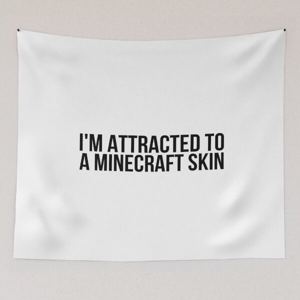 Item preview, Im Attracted To A Minecraft Skin Mouse Pad designed and sold by AlvalRowena.