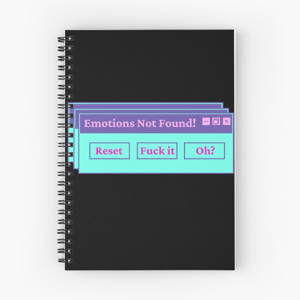 Item preview, Error 404 Emotions Not Found designed and sold by Hoetoons.