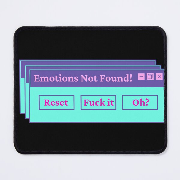 Item preview, Error 404 Emotions Not Found designed and sold by Hoetoons.