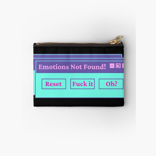 Item preview, Error 404 Emotions Not Found designed and sold by Hoetoons.