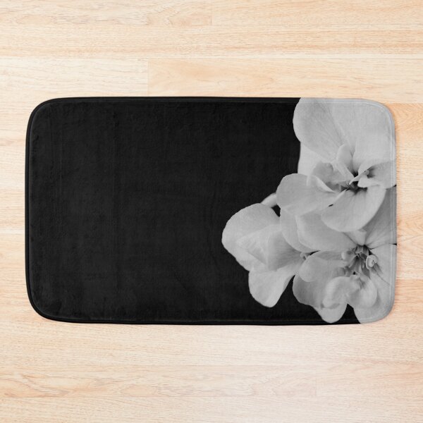 Item preview, Black and white flowers geranium close-up designed and sold by by-jwp.