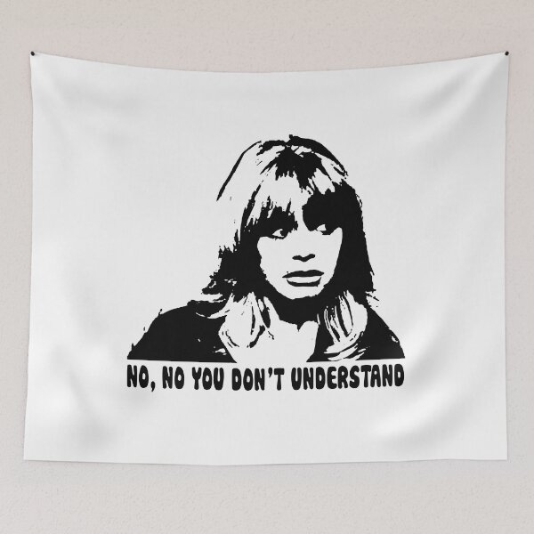Item preview, No you don't understand Elise Elliot art black and white designed and sold by Almeida1871.