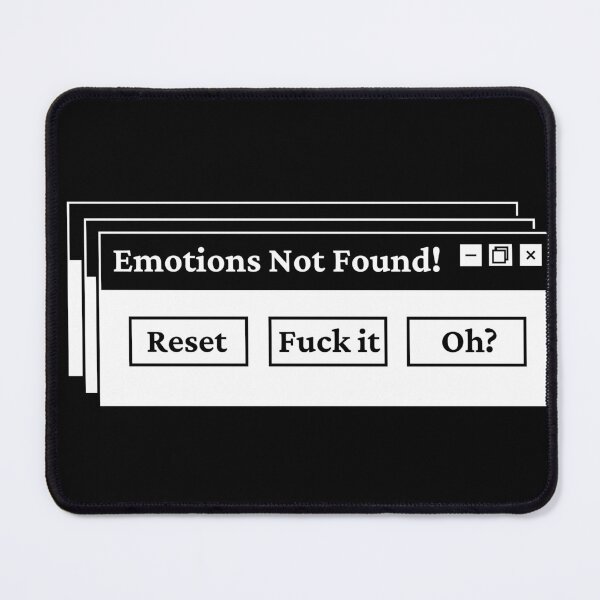 Item preview,  Error 404 Emotions Not Found designed and sold by Hoetoons.
