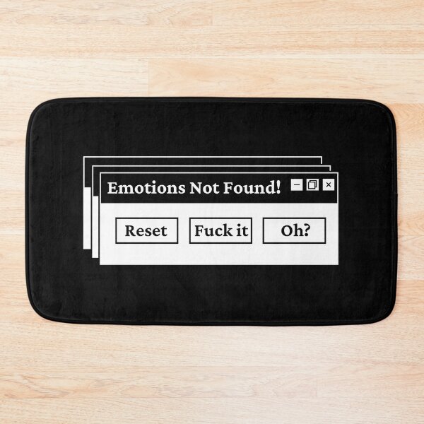 Item preview,  Error 404 Emotions Not Found designed and sold by Hoetoons.