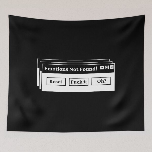 Item preview,  Error 404 Emotions Not Found designed and sold by Hoetoons.