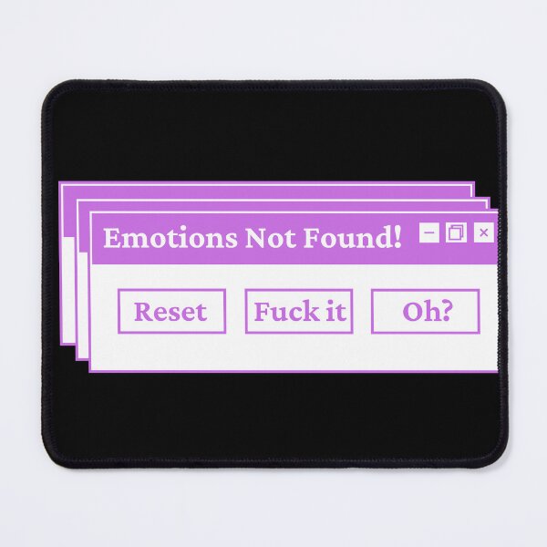 Item preview,   Error 404 Emotions Not Found designed and sold by Hoetoons.