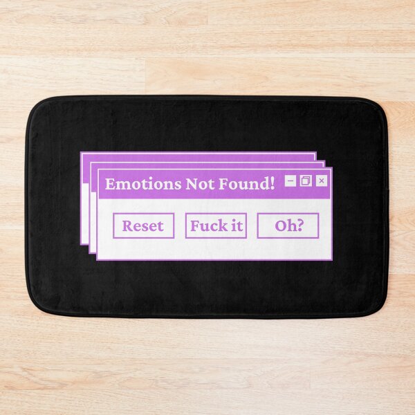 Item preview,   Error 404 Emotions Not Found designed and sold by Hoetoons.