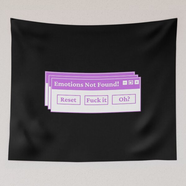 Item preview,   Error 404 Emotions Not Found designed and sold by Hoetoons.