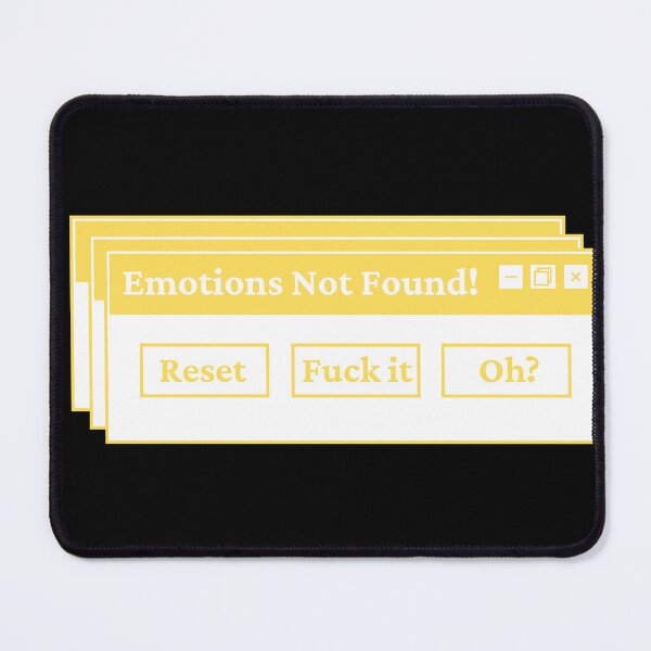 Item preview, Error 404 Emotions Not Found designed and sold by Hoetoons.