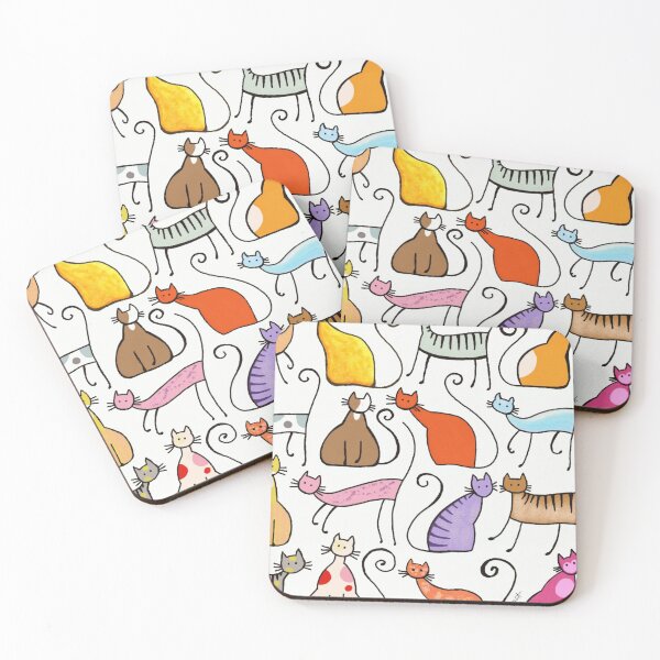 Item preview, Colorful Cats designed and sold by KinAndOlive.