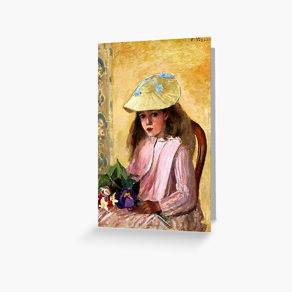 Portrait Of The Artists Daughter 1872 By Camille Pissarro Digital