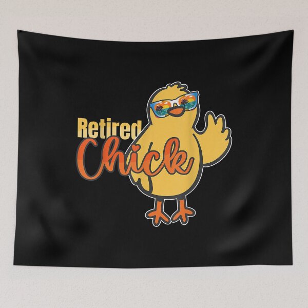 Item preview, Retiree I Retirement I Pensioner I Chicken I Retired Chick  designed and sold by cysandy.