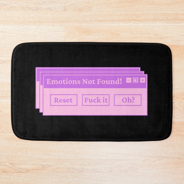 Item preview, Error 404 Emotions Not Found designed and sold by Hoetoons.