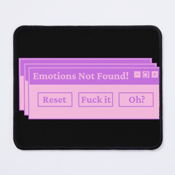 Item preview, Error 404 Emotions Not Found designed and sold by Hoetoons.