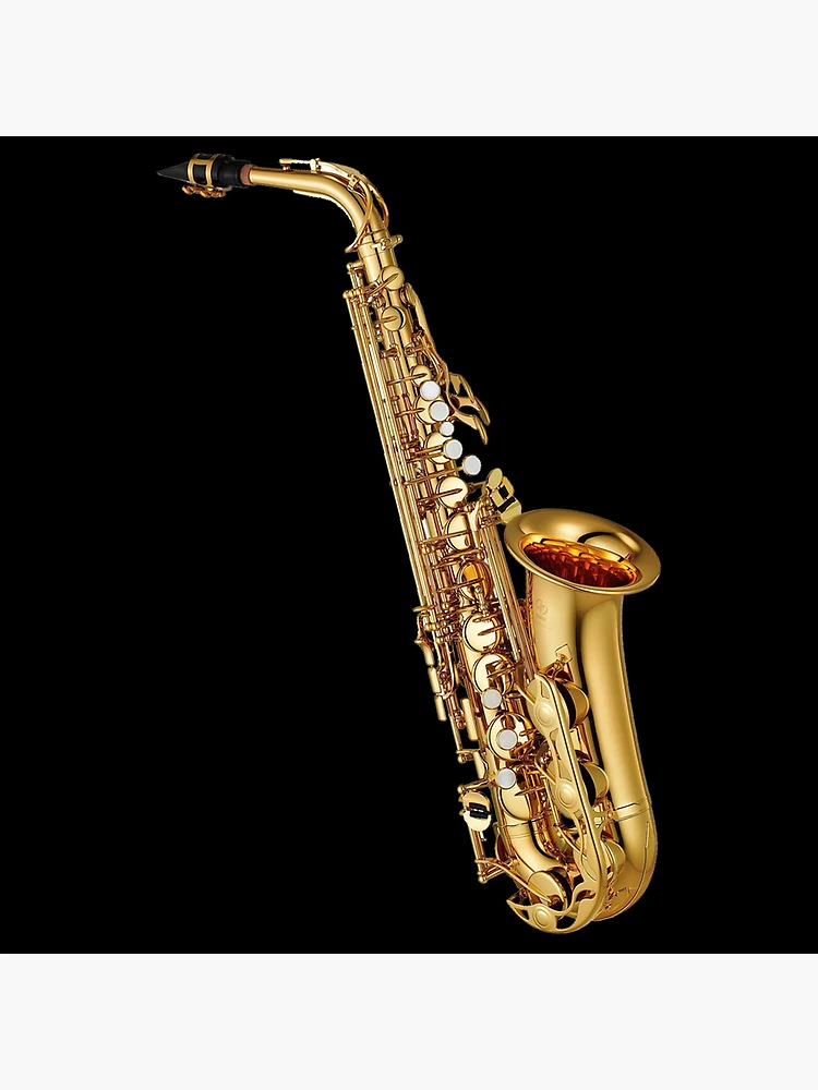 Thumbnail 5 of 5, Coasters (Set of 4), Gold Saxophone Musical Instruments designed and sold by SweetPea49.