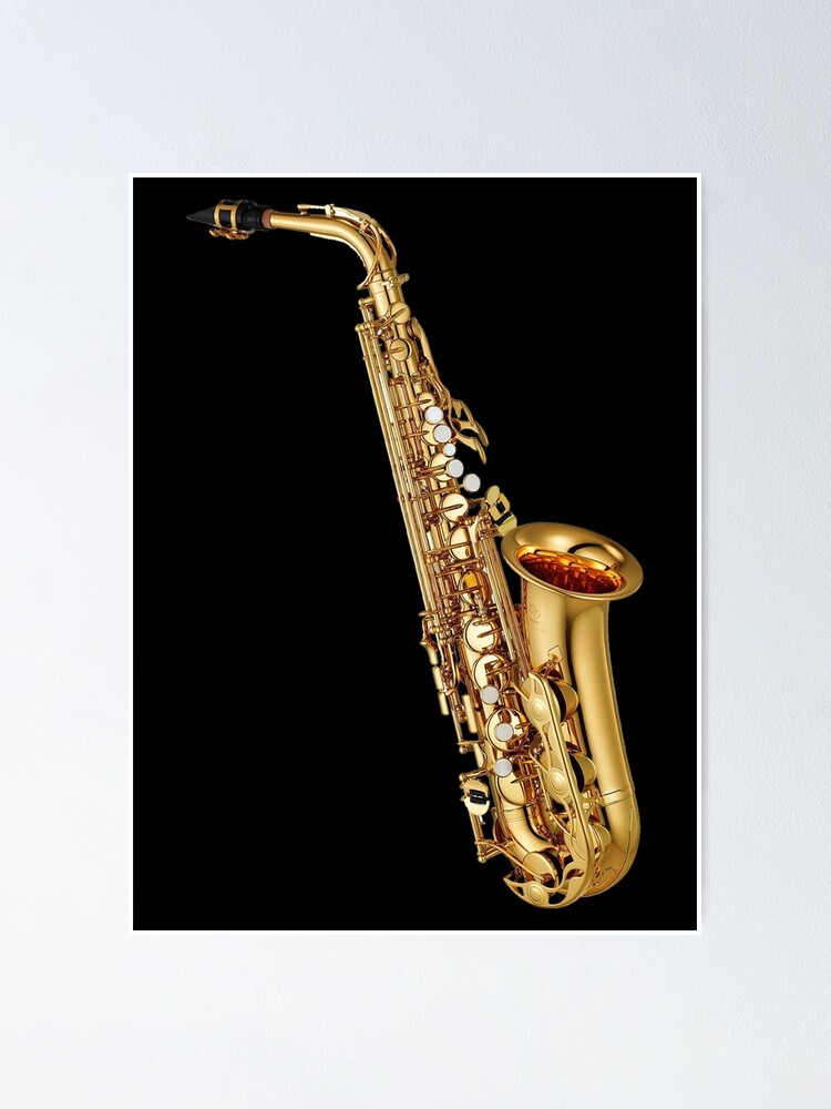 Thumbnail 1 of 3, Poster, Gold Saxophone Musical Instruments designed and sold by SweetPea49.