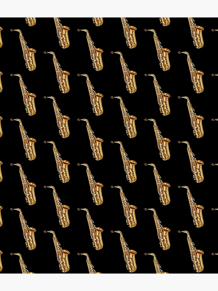 Thumbnail 3 of 3, Backpack, Gold Saxophone Musical Instruments designed and sold by SweetPea49.