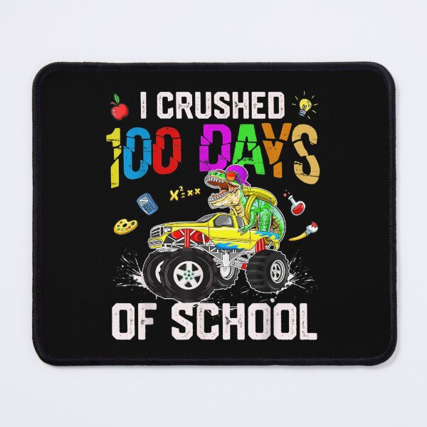 Item preview, T Rex Dinosaur I Crushed 100 Days Of School Monster Truck  designed and sold by cysandy.