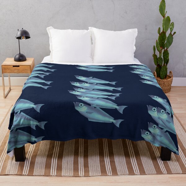 Item preview, Harmony, Fish, Blue Monochrome Art  designed and sold by jvcoart.