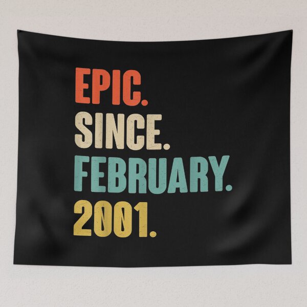 Item preview, Epic Since February 2001 21 Year Old Gifts 21st Birthday  designed and sold by bessiey23.