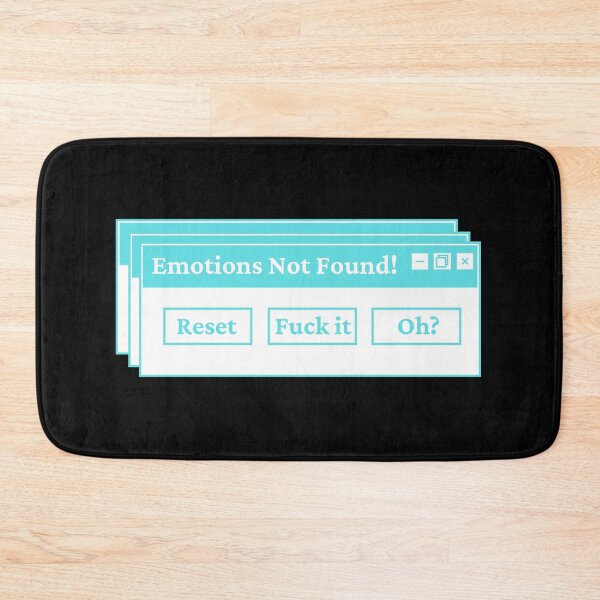 Item preview, Error 404 Emotions Not Found designed and sold by Hoetoons.