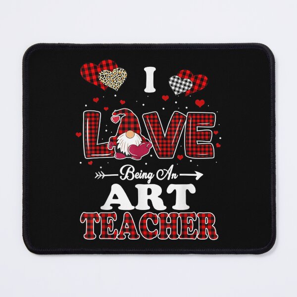 Item preview, I Love Being A Art Teacher Valentines Day Gnome  designed and sold by bessiey23.