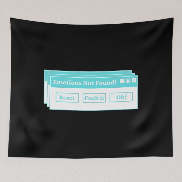 Item preview, Error 404 Emotions Not Found designed and sold by Hoetoons.
