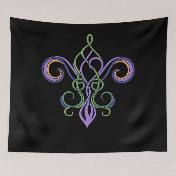 Item preview, Iris Fleurdelis Design Art for Mardi Gras or St. Patrick Day Classic designed and sold by DinaCortez.