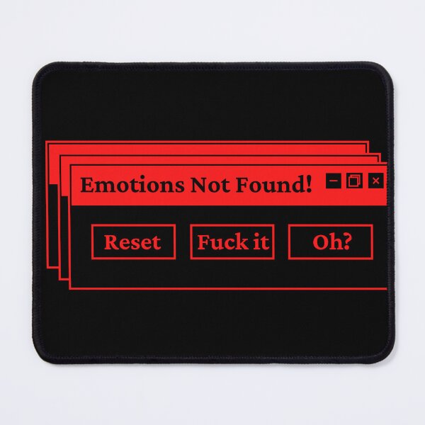 Item preview, Error 404 Emotions Not Found designed and sold by Hoetoons.