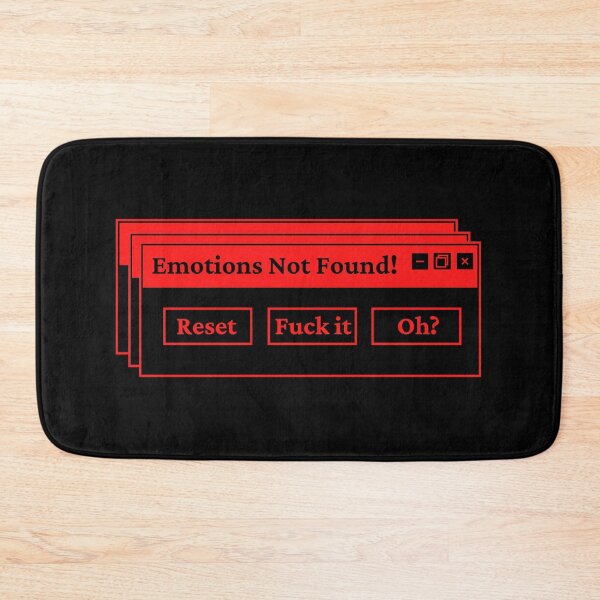 Item preview, Error 404 Emotions Not Found designed and sold by Hoetoons.