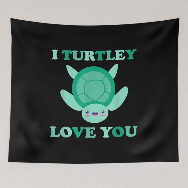 Item preview, I Turtlely Love You Turtle Tortoise Valentines Day Couples  designed and sold by cysandy.